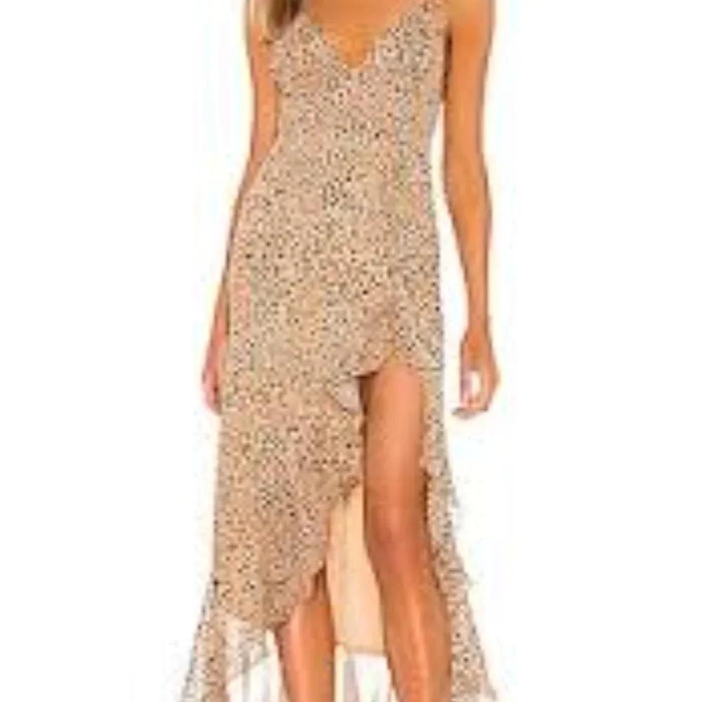 Majorelle Loreto Dress: Natural Leopard - Picture 4 of 4